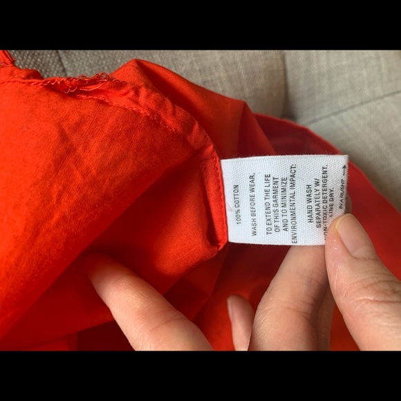 Alex Mill ruffle red blouse - Picture 8 of 8